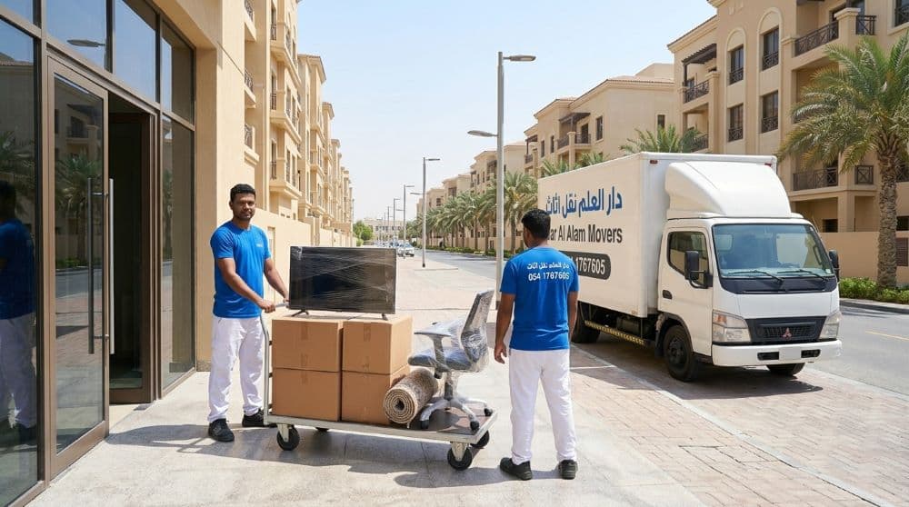 خدمة نقل اثاث الشقق في دبي والإمارات مع شركة دار العلم نقل اثاث